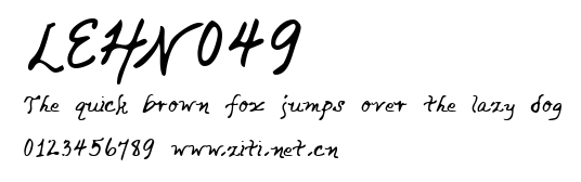 LEHN049.ttf字體轉換器圖片