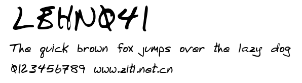 LEHN041.ttf字體轉換器圖片