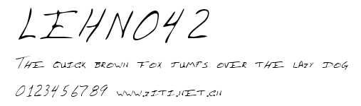 LEHN042.ttf字體轉換器圖片
