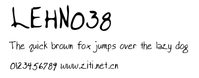 LEHN038.ttf字體轉換器圖片