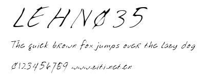 LEHN035.ttf字體轉換器圖片
