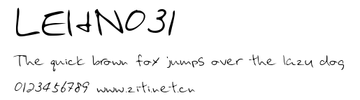 LEHN031.ttf字體轉換器圖片