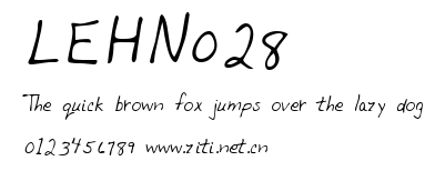 LEHN028.ttf字體轉換器圖片