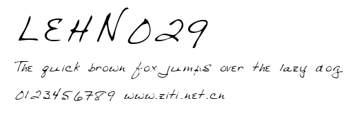 LEHN029.ttf字體轉換器圖片