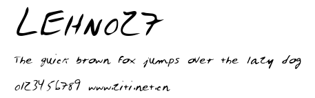 LEHN027.ttf字體轉換器圖片