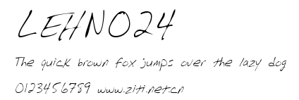 LEHN024.ttf字體轉換器圖片