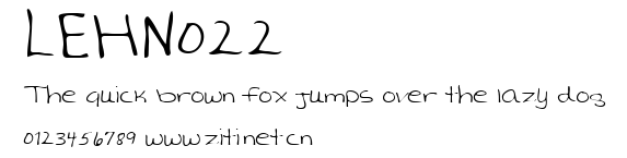 LEHN022.ttf字體轉換器圖片