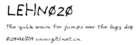 LEHN020.ttf字體轉換器圖片