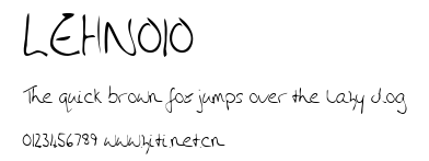 LEHN010.ttf字體轉換器圖片