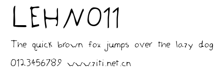 LEHN011.ttf字體轉換器圖片