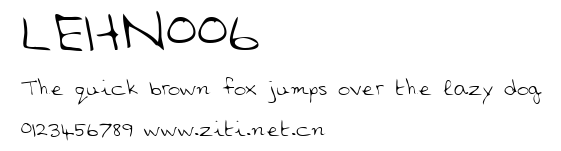 LEHN006.ttf字體轉換器圖片