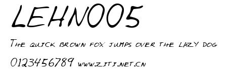 LEHN005.ttf字體轉換器圖片