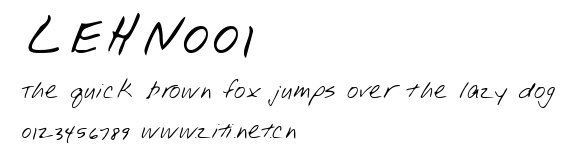 LEHN001.ttf字體轉換器圖片