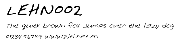 LEHN002.ttf字體轉換器圖片