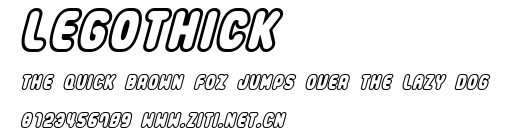 Legothick.ttf字體轉換器圖片