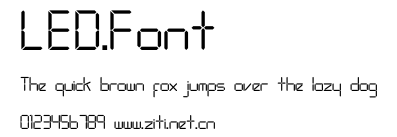 LED.Font.ttf字體轉換器圖片