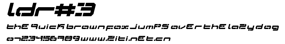 LDR#3.ttf字體轉換器圖片