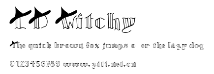 LD Witchy.ttf字體轉換器圖片
