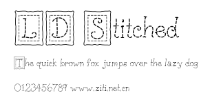 LD Stitched.ttf字體轉換器圖片