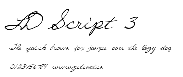 LD Script 3.ttf字體轉換器圖片