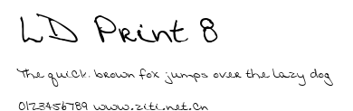 LD Print 8.ttf字體轉換器圖片