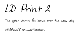 LD Print 2.ttf字體轉換器圖片
