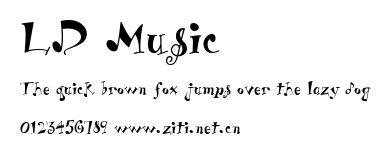 LD Music.ttf字體轉換器圖片