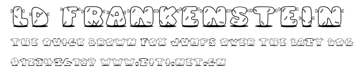 LD Frankenstein.ttf字體轉換器圖片