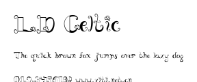 LD Celtic.ttf字體轉換器圖片