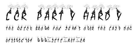 LCR Party Hardy.ttf字體轉換器圖片