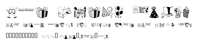 LCR Party Dings.ttf字體轉換器圖片
