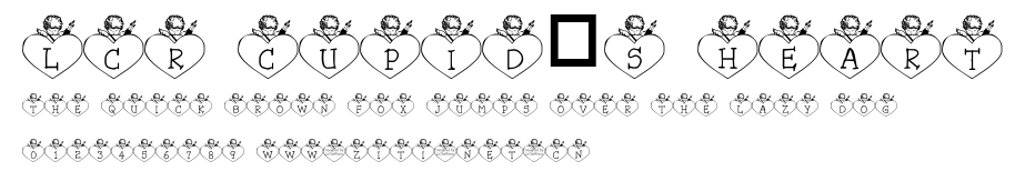LCR Cupid's Heart.ttf字體轉換器圖片