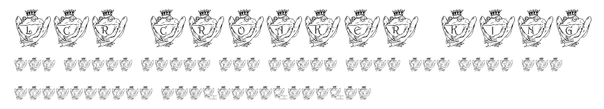 LCR Croaker King.ttf字體轉換器圖片