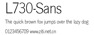 L730-Sans.ttf字體轉換器圖片