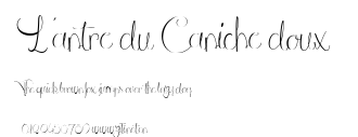 L'antre du Caniche doux.ttf字體轉換器圖片