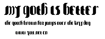 my_goth_is better.ttf字體轉換器圖片
