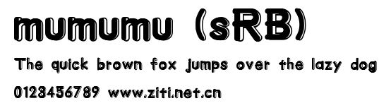 mumumu (sRB).ttf字體轉換器圖片
