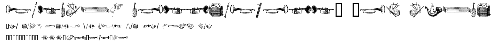 musical instruments, 2nd chair.ttf字體轉換器圖片