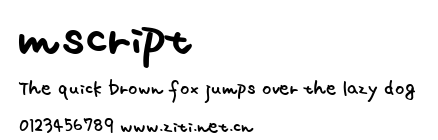 mscript.ttf字體轉換器圖片
