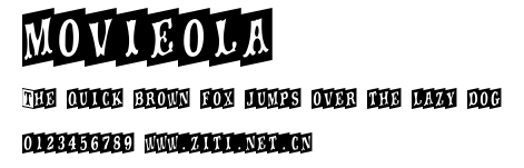 movieola.ttf字體轉換器圖片