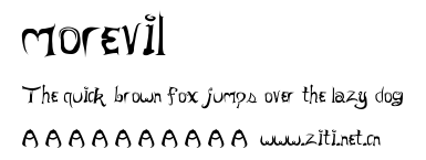 morevil.ttf字體轉換器圖片