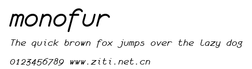 monofur.ttf字體轉換器圖片