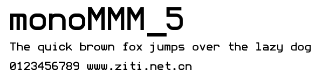 monoMMM_5.ttf字體轉換器圖片