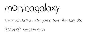 monicagalaxy.ttf字體轉換器圖片