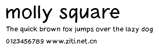 molly square.ttf字體轉換器圖片