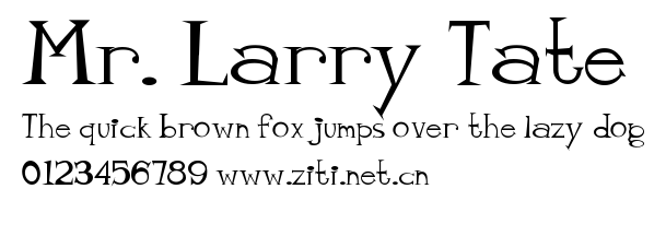 Mr. Larry Tate.ttf字體轉換器圖片