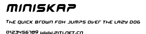 miniskap.ttf字體轉換器圖片