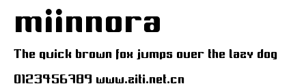miinnora.ttf字體轉換器圖片