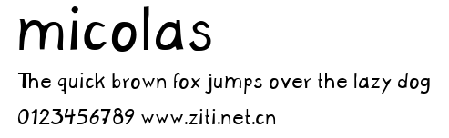 micolas .ttf字體轉換器圖片
