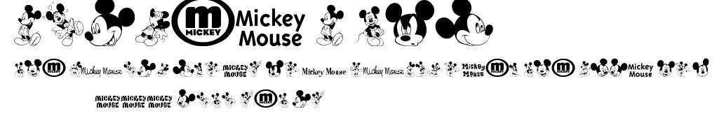 mickey m tfb.ttf字體轉換器圖片